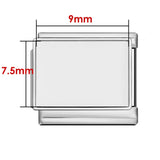 DIY Personalized Photo Frame Production, Titanium Steel Strap Chain, Fashionable Splicing Module Bracelet