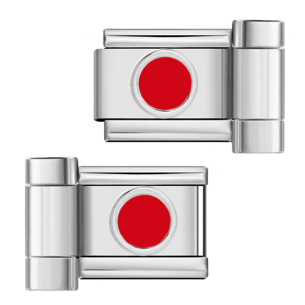 New Oil Drop Pattern DIY Watch with Connector Italian Module Bracelet Assembly and Splicing Bracelet Tool