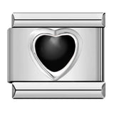 Titanium Steel Love Butterfly Stamping Pattern Color Drip Oil DIY Italian Module Bracelet Italian Charm Reference Knowledge 70/1000 T