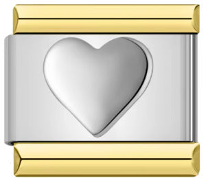 Gold Stamping Pattern Italian Module Bracelet DIY Gold Package Silver Titanium Steel Bracelet Italian Charms