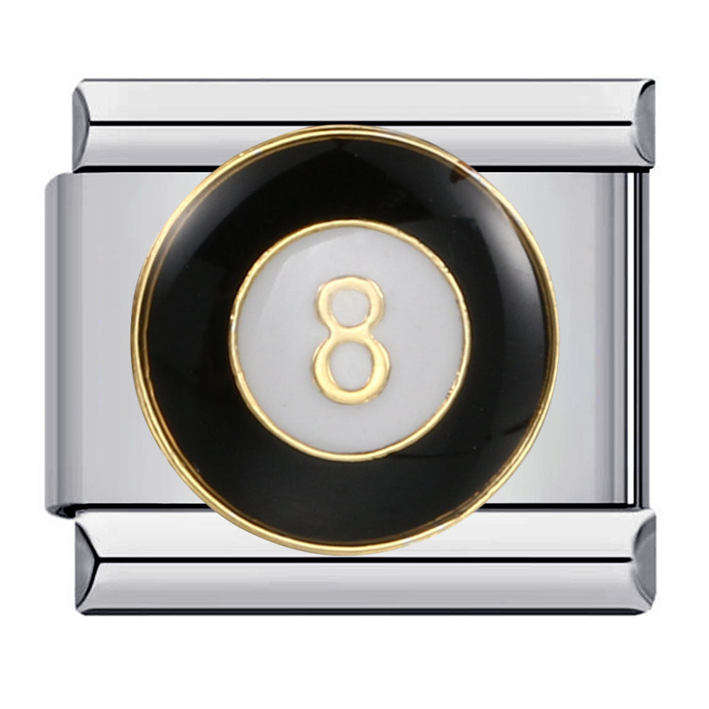 New Chess and Card Entertainment Stainless Steel Italian Module Bracelet Gold Plated Drip Oil Personalized DIY Welding Bracelet Wholesale