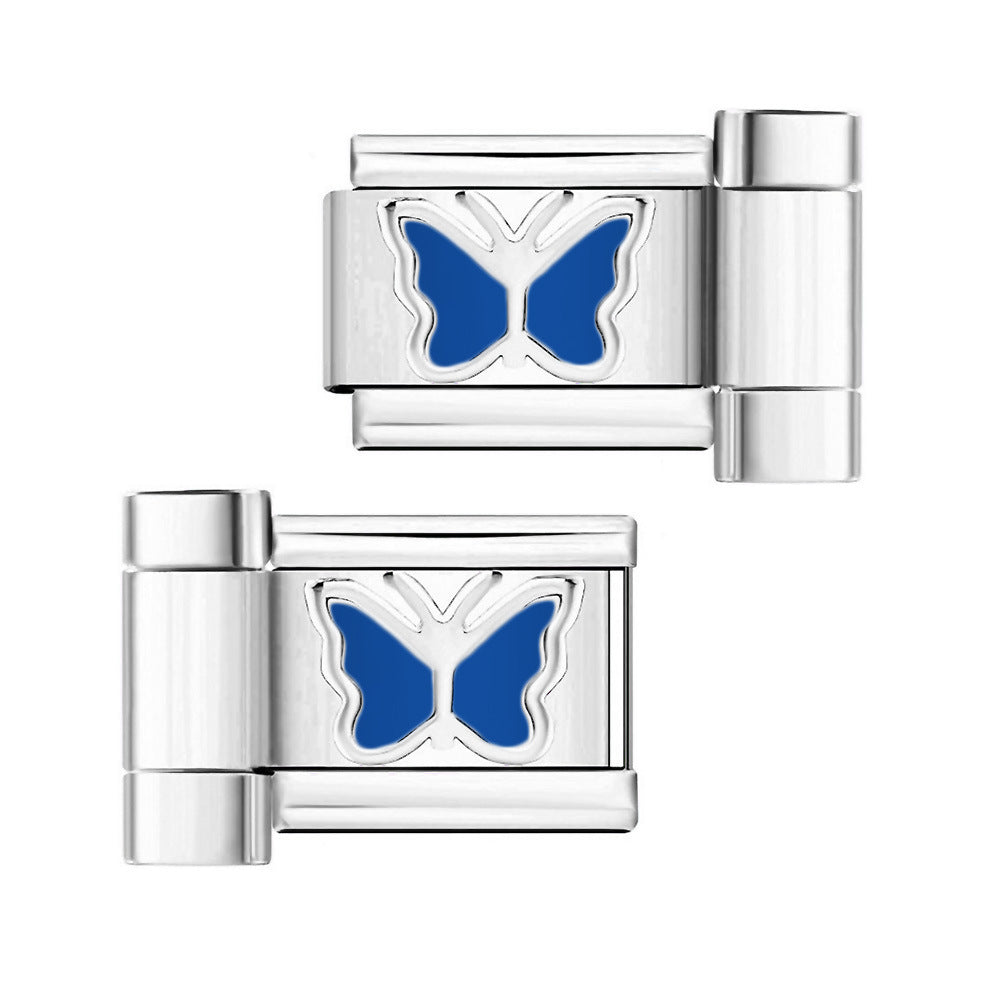 New Oil Drop Pattern DIY Watch with Connector Italian Module Bracelet Assembly and Splicing Bracelet Tool