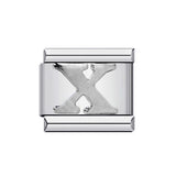 New Titanium Steel Gold Plated DIY Italian Charm Bracelet with Alphabet Letters Customizable Fashion Jewelry