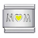 Italian Module Bracelet Color Drip Oil Stamping Pattern DIY Titanium Steel Elastic Splicing Bracelet Accessories Wholesale