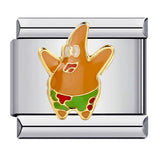 Stainless Steel Welding Drip Oil Animal DIY Italian Module Bracelet Italian Charm Bracelet