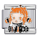 Cartoon Character Italian Module Bracelet Stainless Steel Welding Pattern DIY Elastic Splicing Versatile Bracelet