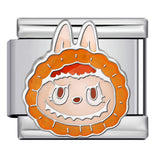 Cartoon Character Italian Module Bracelet Stainless Steel Welding Pattern DIY Elastic Splicing Versatile Bracelet