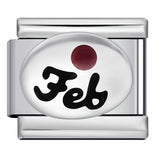 Italian Modular Bracelet 12 Birthstones Titanium Steel Welded Colorful Beads DIY Stretchable Fashion Wristband Accessory