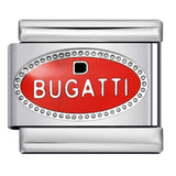 Logo Element Titanium Steel Welded Gold-plated Drip Oil Bracelet DIY Italian Module Bracelet Elastic Splicing Strap Chain