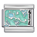 Tarot Series Italian Modular Bracelet DIY Welding Drip Oil Stretch Stainless Steel Chain