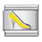 Color Stamping Series DIY Italian Module Bracelet Titanium Steel Gold Plated Drip Oil Elastic Splicing Bracelet Accessories