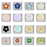 Italian Module Bracelet From The Vivid World Collection Titanium Steel Welded Drip-Oil Cuff, DIY Elastic Splice Watch Band Chain