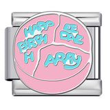 New Anime Cartoon Series Italian Module Bracelet Titanium Steel Welding Oil Dripping DIY Elastic Splicing Bracelet