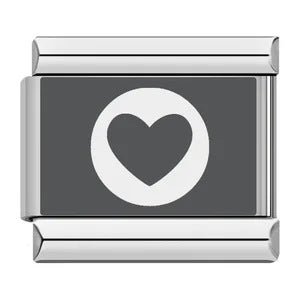 Laser Engraved 26 English Letters Italian Module Bracelet Stainless Steel Bracelet Italian Bracelet