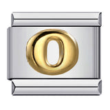 New titanium steel concave convex Arabic numerals DIY Italian module bracelet Italian Module