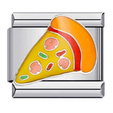 Titanium Steel Welded Gold-plated Drop Oil Cartoon DIY Italian Module Bracelet Italian Charm Bracelet