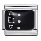 New Nail Art Series Titanium Steel Strap Chain Gold Plated Welding Drip Oil DIY Italian Module Bracelet Accessories Jewelry