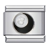 European and American Popular Halloween Module Bracelet with Titanium Steel Welding and Oil Dripping Dark Pattern Italian Modular