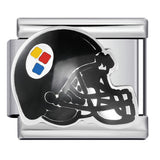 Helmet Series Titanium Steel Welding Pattern DIY Italian Module Bracelet Personalized Elastic Splicing Bracelet Wholesale