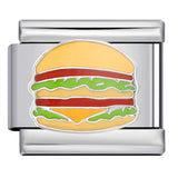 Delicious Food Italian Module Bracelet New Titanium Steel Welding Drip Oil Cartoon DIY Splicing Bracelet