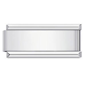 Colorful Laser Engraving Scene Pattern Engraving Italian Module Bracelet Splicing Titanium Steel Strap Chain