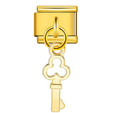 Italian Charm Module Bracelet Single Hook Pendant Series Stainless Steel Elastic Splicing Strap Chain