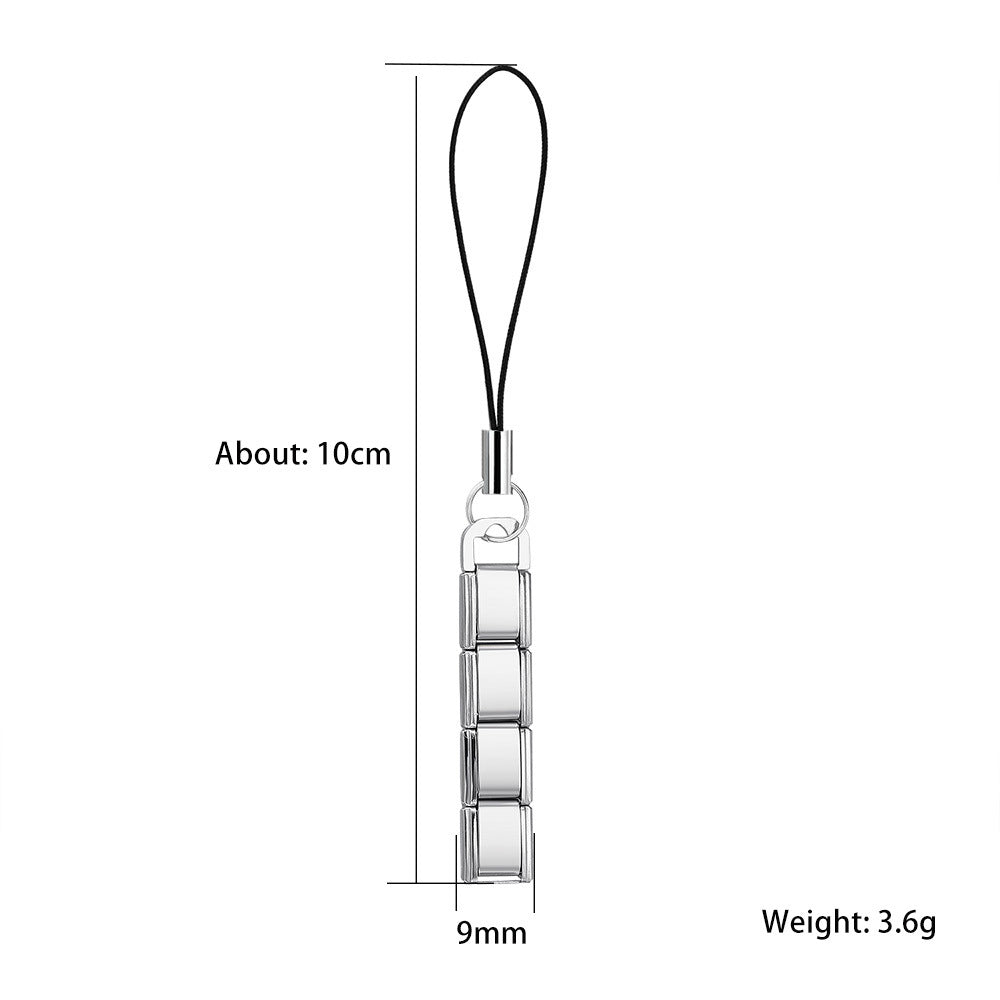 New Color Phone Rope Lobster Buckle Splicing Module Bracelet DIY Keychain Pendant Stainless Steel Strap Chain