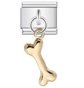 New Charm Pendant Series Italian Module Bracelet Single Hook Titanium Steel Elastic Splicing Strap Chain