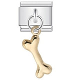 New Charm Pendant Series Italian Module Bracelet Single Hook Titanium Steel Elastic Splicing Strap Chain