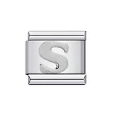 New Titanium Steel Gold Plated DIY Italian Charm Bracelet with Alphabet Letters Customizable Fashion Jewelry