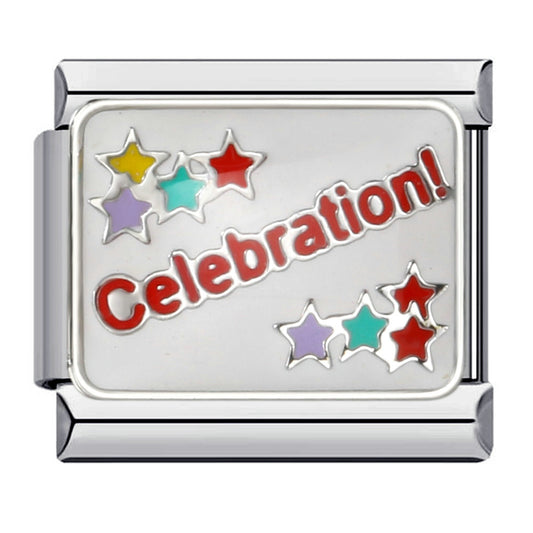 New Dessert Cake Elements Italian Module Bracelet Stainless Steel Welding Drip Oil DIY Fashion Bracelet