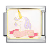 Classic Cute Bear Italian Module Bracelet Stainless Steel Welding Pattern DIY Elastic Splicing Bracelet