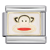 Italian Module Bracelet Stainless Steel Welding Drip Oil Animal Pattern DIY Free Splicing Combination Bracelet Accessories