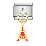 New Charm Pendant Series Italian Module Bracelet Single Hook Titanium Steel Elastic Splicing Strap Chain