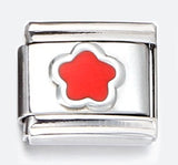 New Titanium Steel Purple English Letter DIY Italian Module Bracelet Alphebat