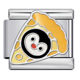 New Cartoon Animation Gold-plated Oil Drop DIY Italian Module Bracelet with Personalized Welding Pattern Stainless Steel Bracelet