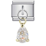 Italian Charm Module Bracelet Single Hook Pendant Series Stainless Steel Elastic Splicing Strap Chain