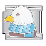 New Anime Cartoon Series Italian Module Bracelet Titanium Steel Welding Oil Dripping DIY Elastic Splicing Bracelet