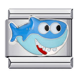 New Haima Dolphin Italian Module Bracelet Stainless Steel Welding DIY Elastic Strap Chain Wholesale