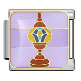 New Arab Culture Italian Module Bracelet Stainless Steel Welding Drip Oil DIY Elastic Bracelet