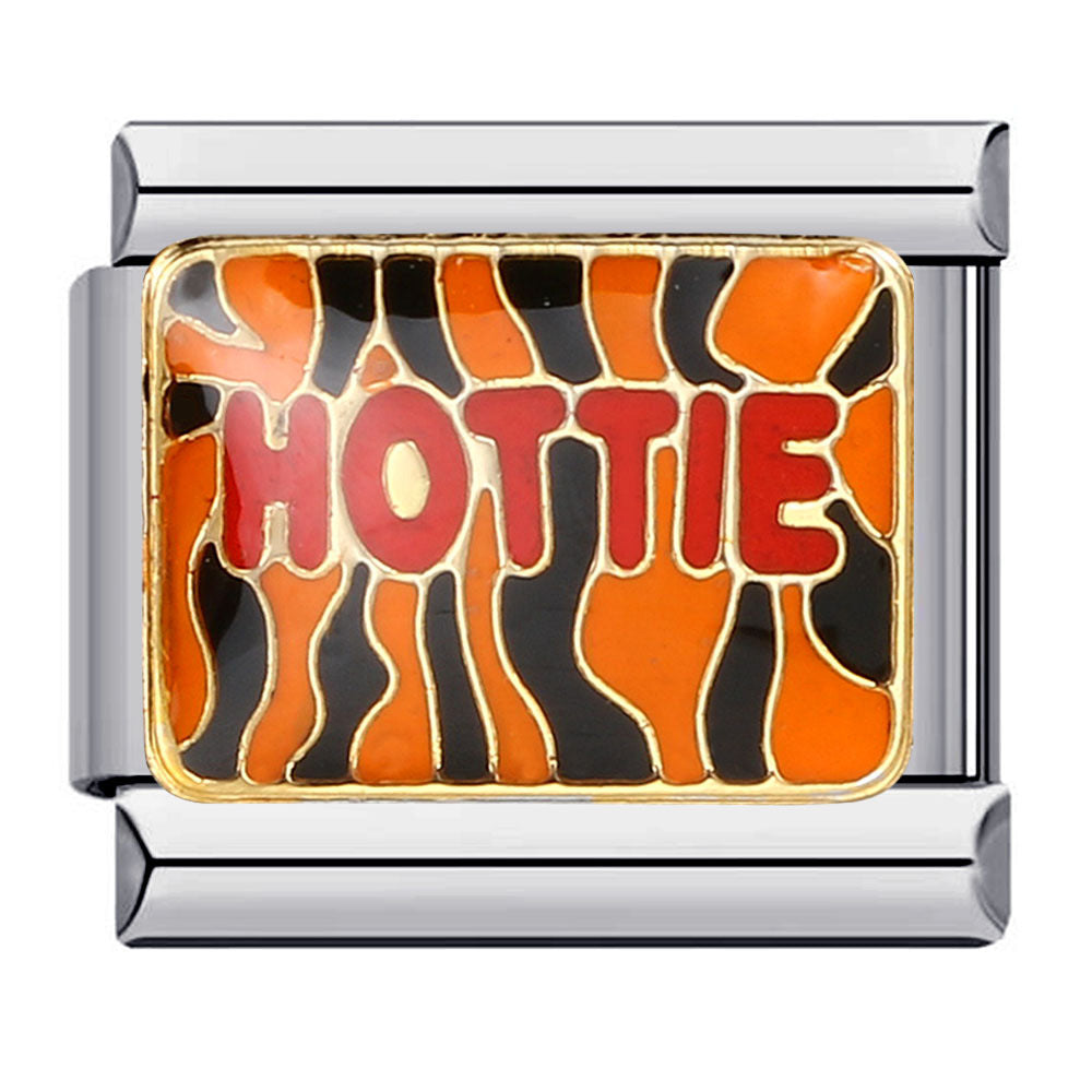 New Stainless Steel Welding Drip Oil Cartoon DIY Italian Module Bracelet Italian Module