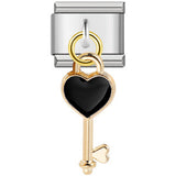 Cross Border Hot Selling Hook Pendant Italian Module Bracelet DIY Elastic Drip Oil Splicing Stainless Steel Bracelet