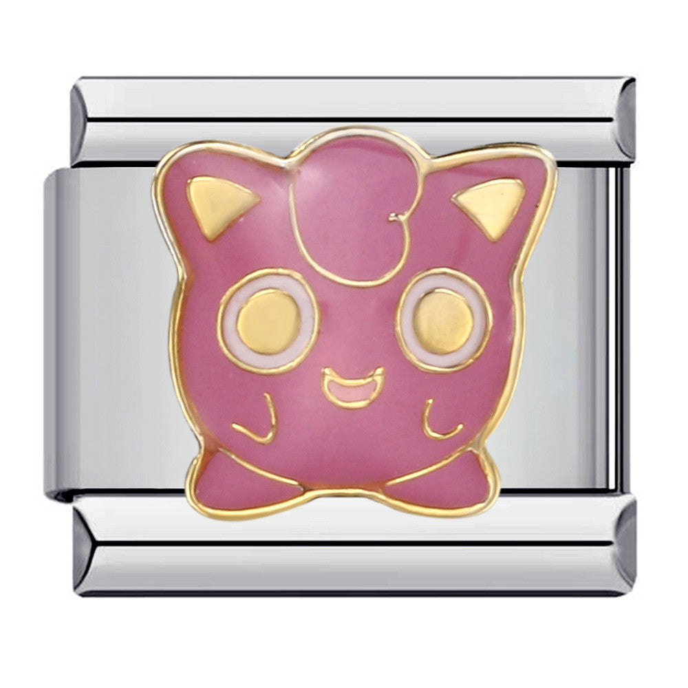 Cute Animal Titanium Steel Gold Plated Italian Charm Bracelet Customizable DIY Jewelry for Women