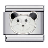 Cute Panda Chinese Style Series Bracelet Stainless Steel Gold Plated Welding DIY Italian Module Bracelet Strap Chain