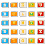 New Color Drip Oil Letter Italian Module Bracelet Titanium Steel Welding DIY Elastic Splicing Fashion Bracelet