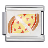 Gold and Silver Bottom Colorful Pattern Italian Module Bracelet Titanium Steel Welding Drip Oil DIY Bracelet Girlfriend Gift for Girls