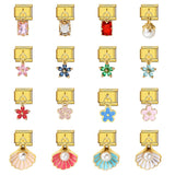 New Pearl Gemstone Hook Pendant Italian Module Bracelet DIY Elastic Splicing Stainless Steel Bracelet