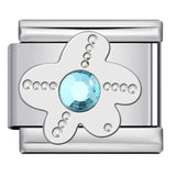 New Middle Ancient Style Series Italian Module Bracelet Titanium Steel Gold Plated Drip Oil Welding DIY Elastic Strap Chain