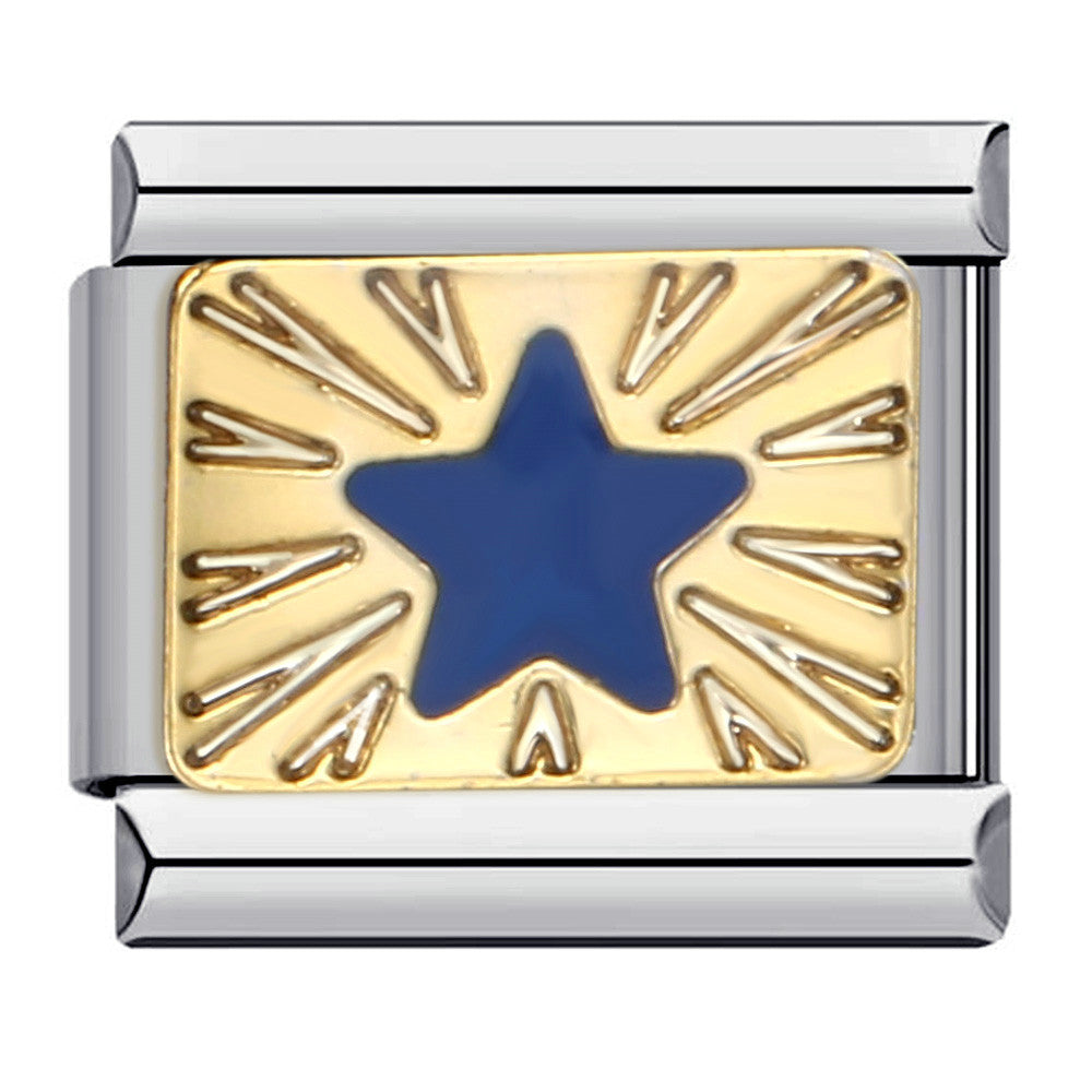 Italian Charm Bracelet Titanium Steel Welded Space Universe Series Italian Module Bracelet