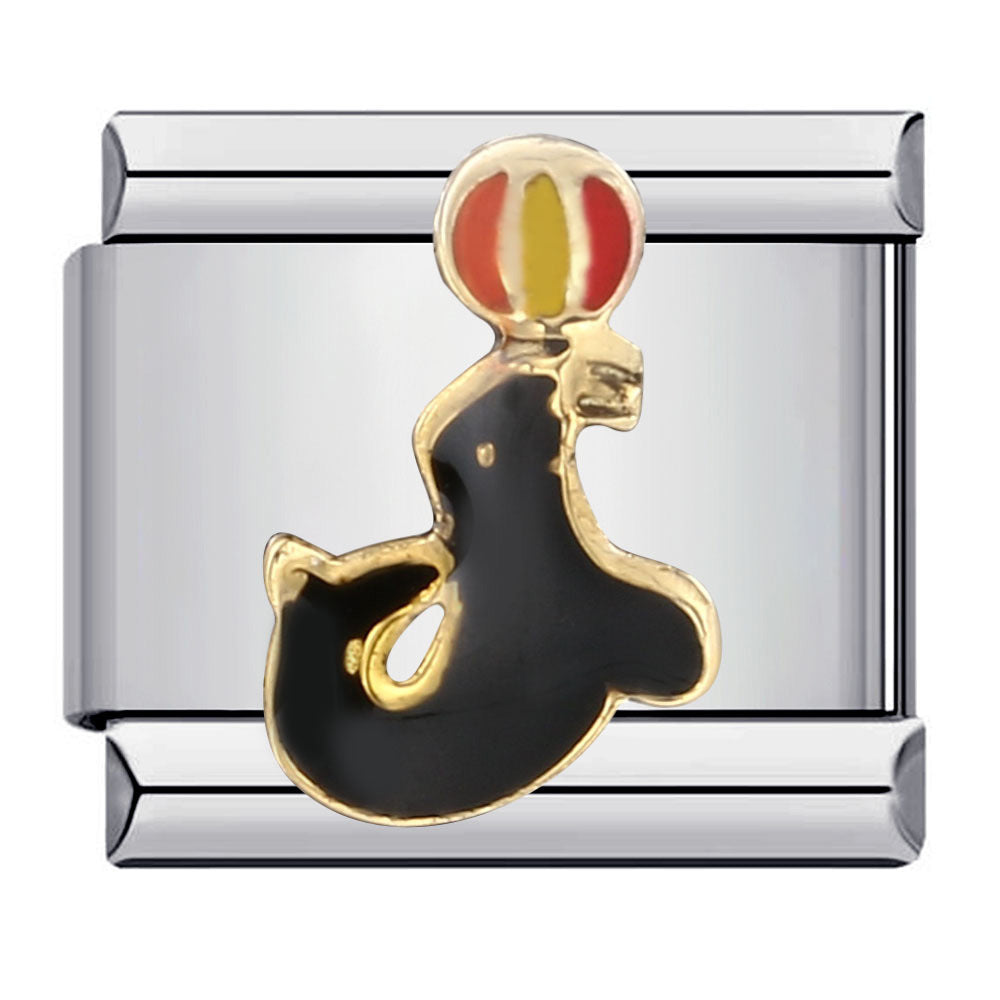 Cross Border Hot Selling Cute Pet Series Titanium Steel Welding Drip Oil Wristband Cartoon DIY Italian Module Bracelet Wholesale